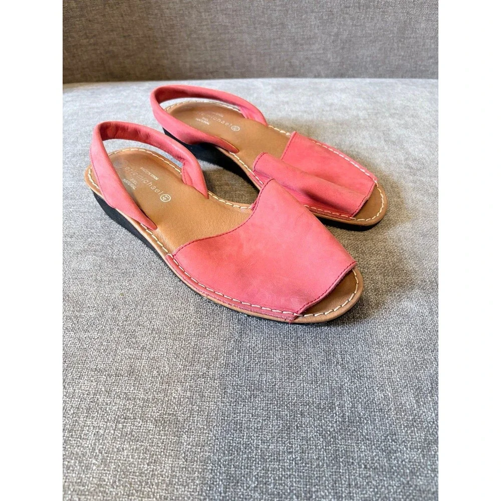 Eric Michael red Natural Leather Sandals Size EU 41